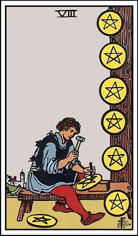 Eight of Pentacles