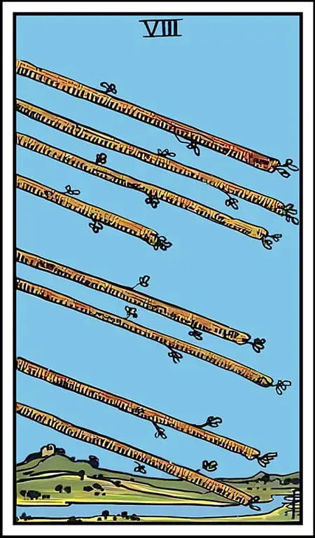 Eight of Wands