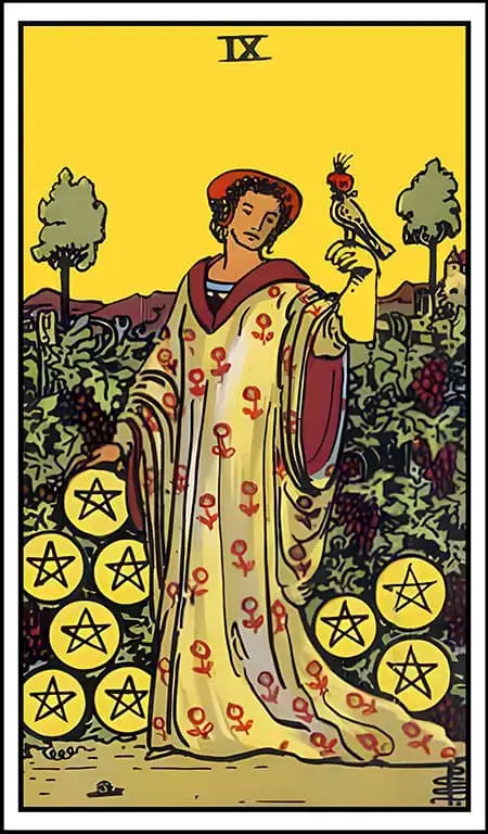 Nine of Pentacles