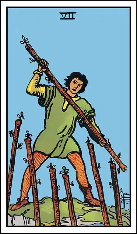 Seven of Wands